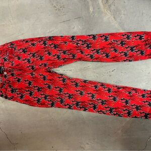 Current Mood Red and Black Flame Pants